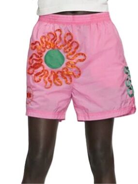 Nike Women's Uphoria Daisy Woven Shorts Pink Size Small NWT